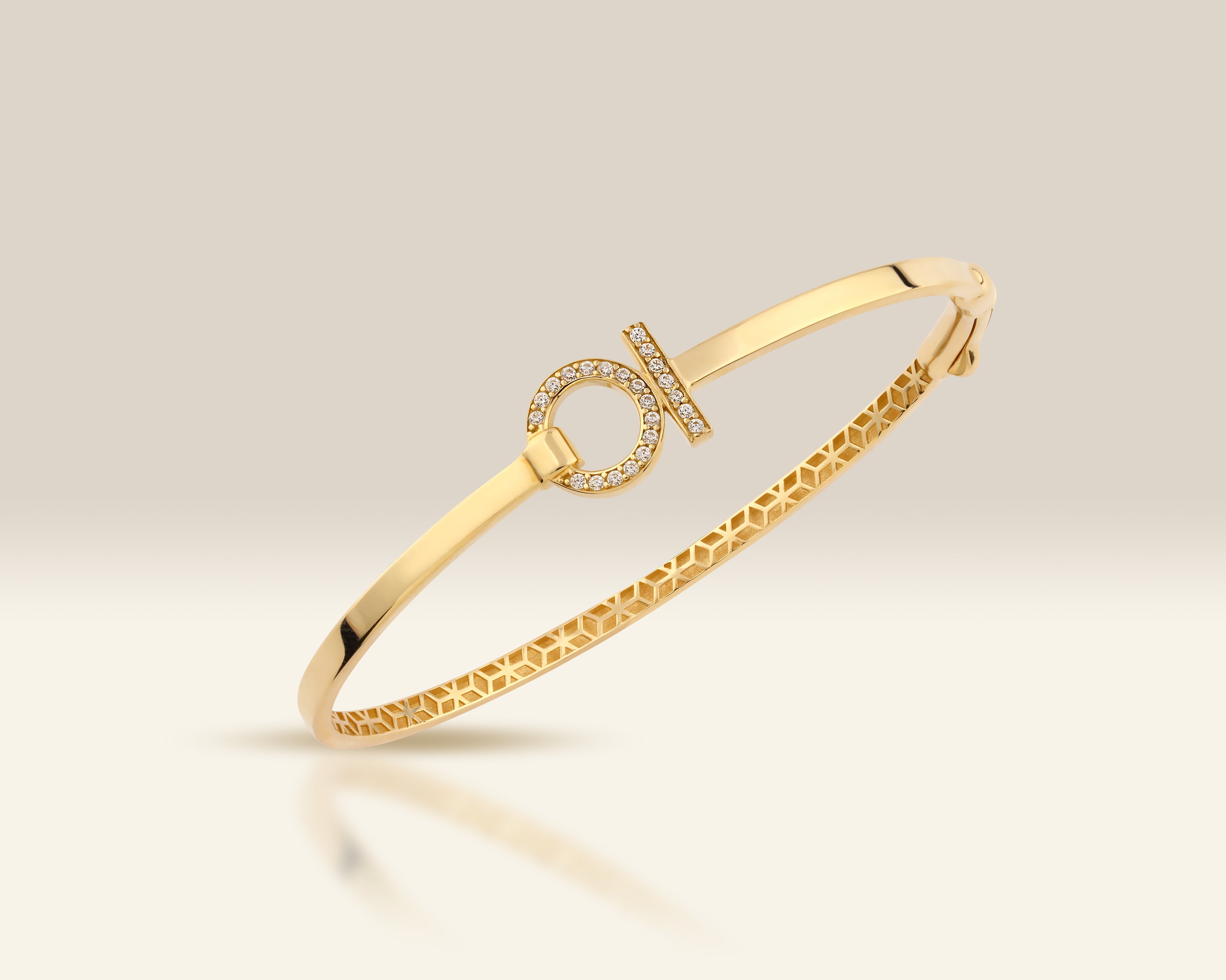 Pave Circle Bracelet