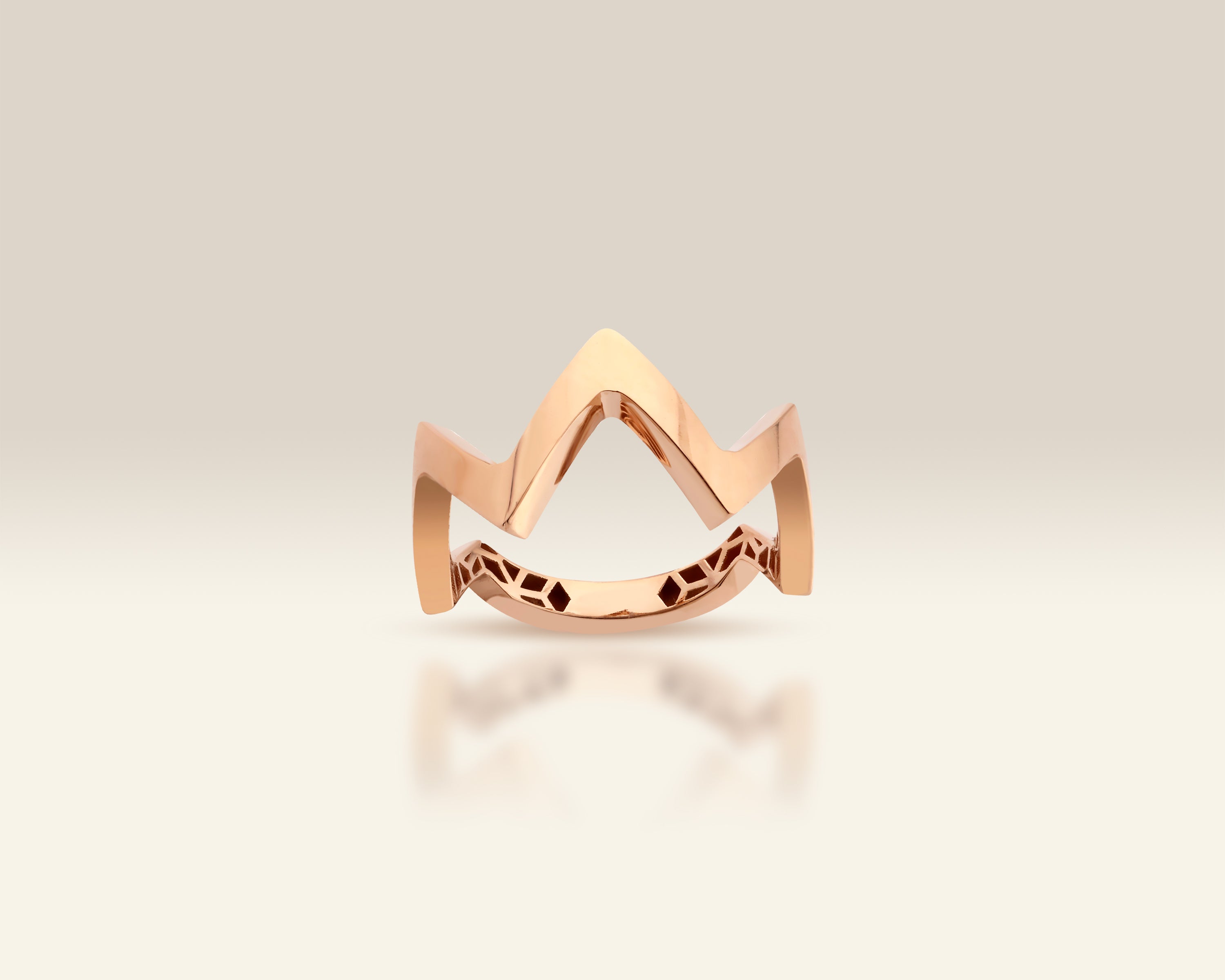 Geometric Crown Ring