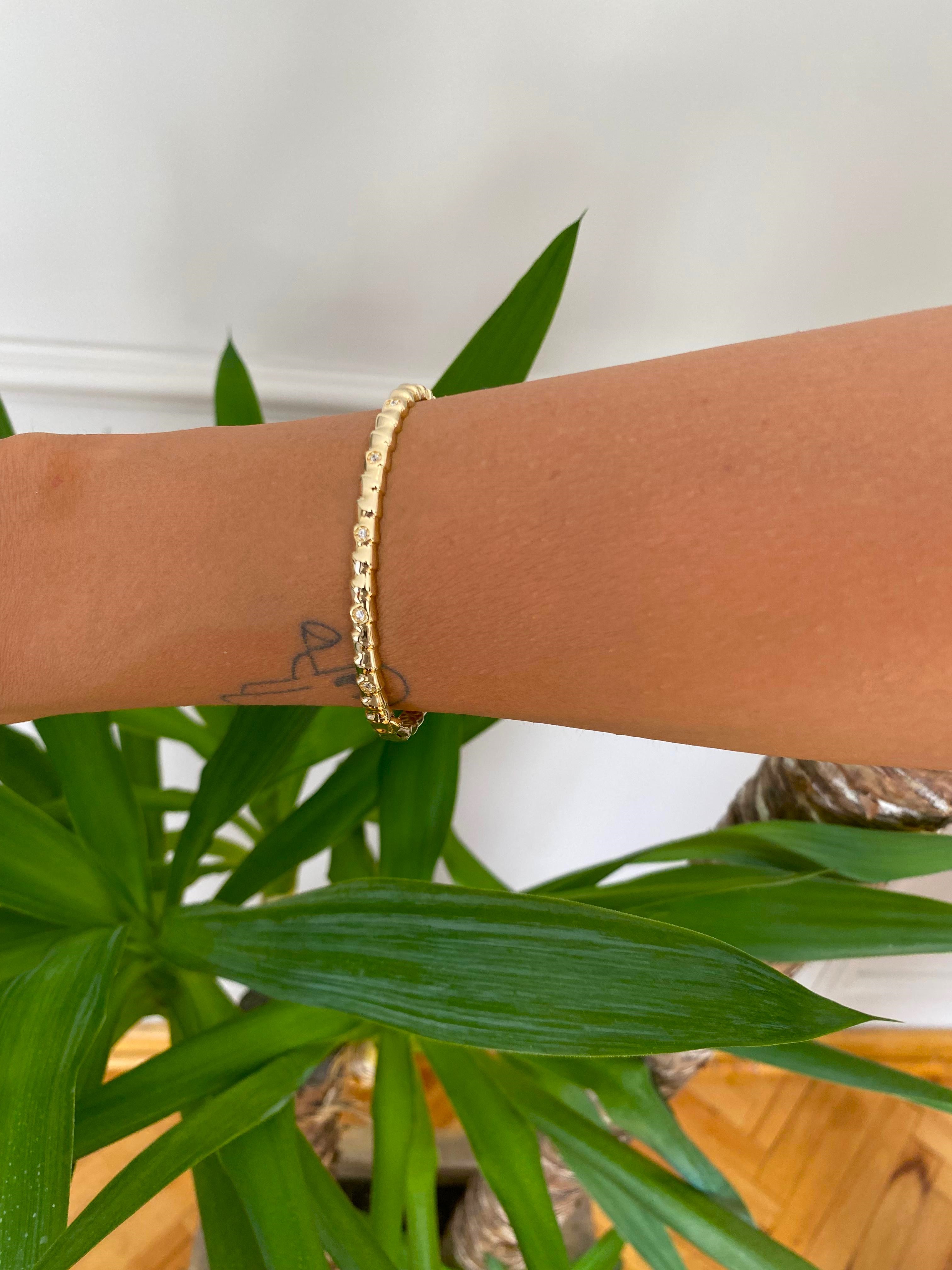 Diamond Shape Bangle