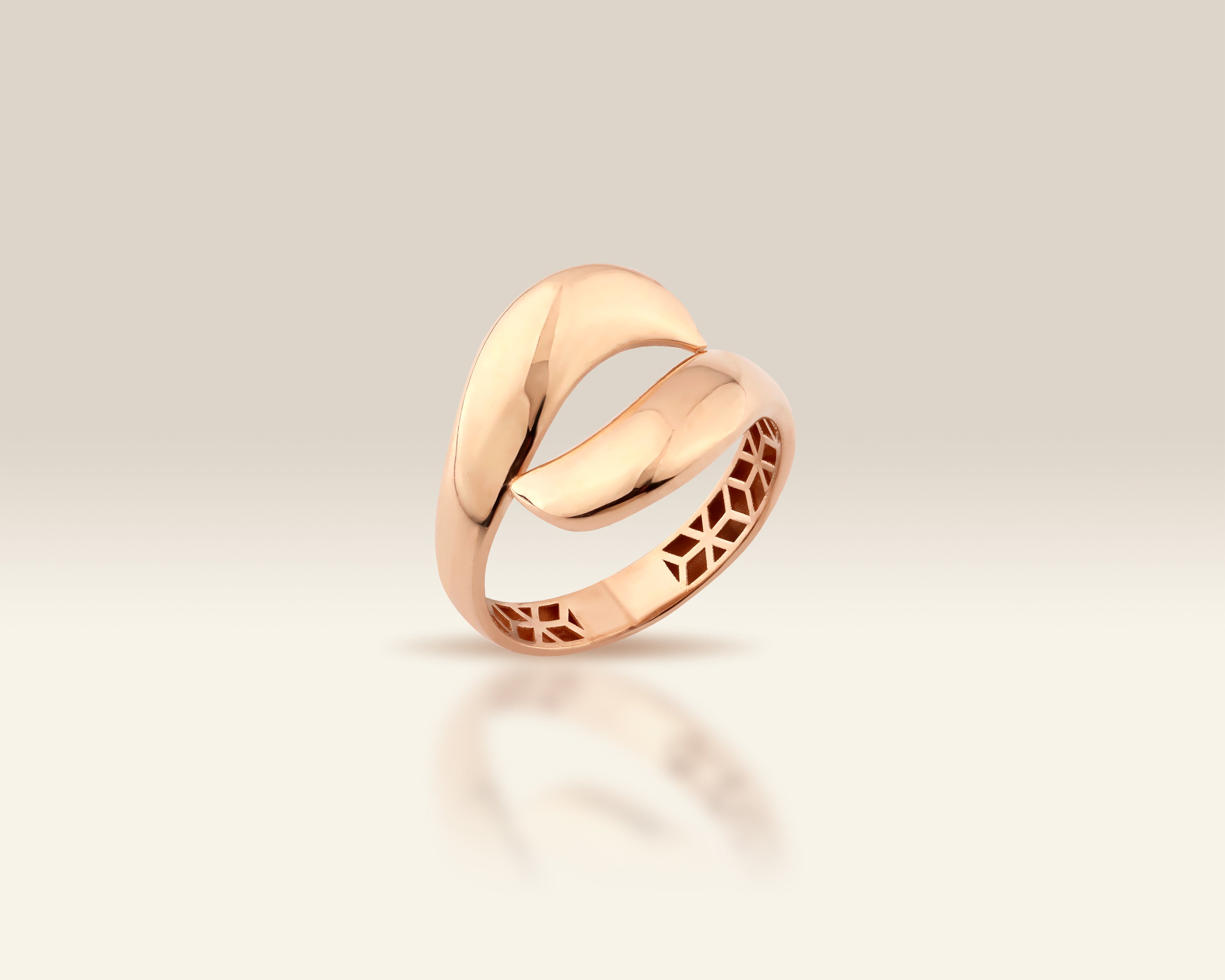 Chunky Gold Statement Ring for Women – 14K Solid Gold