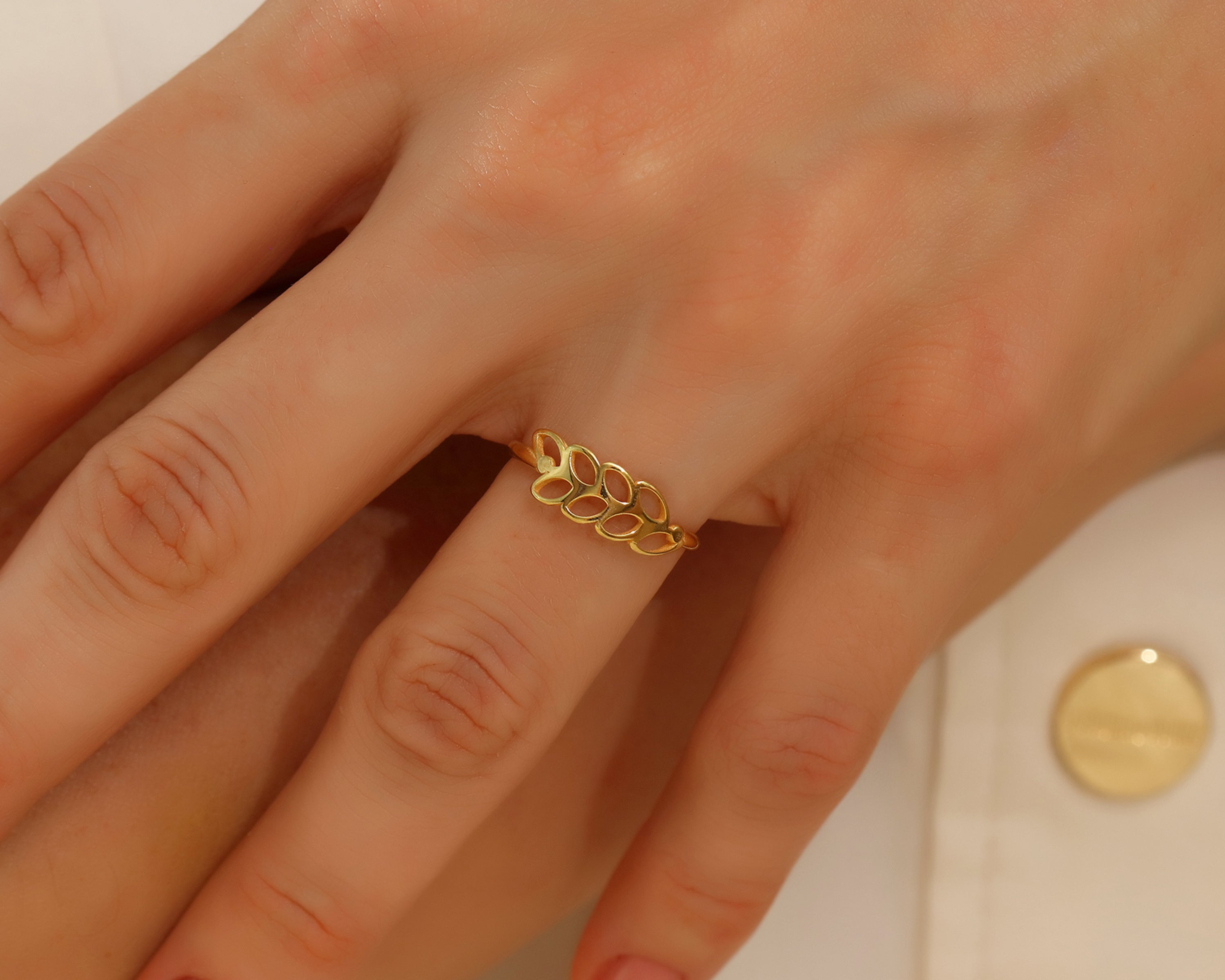 Leaf Laurel Ring