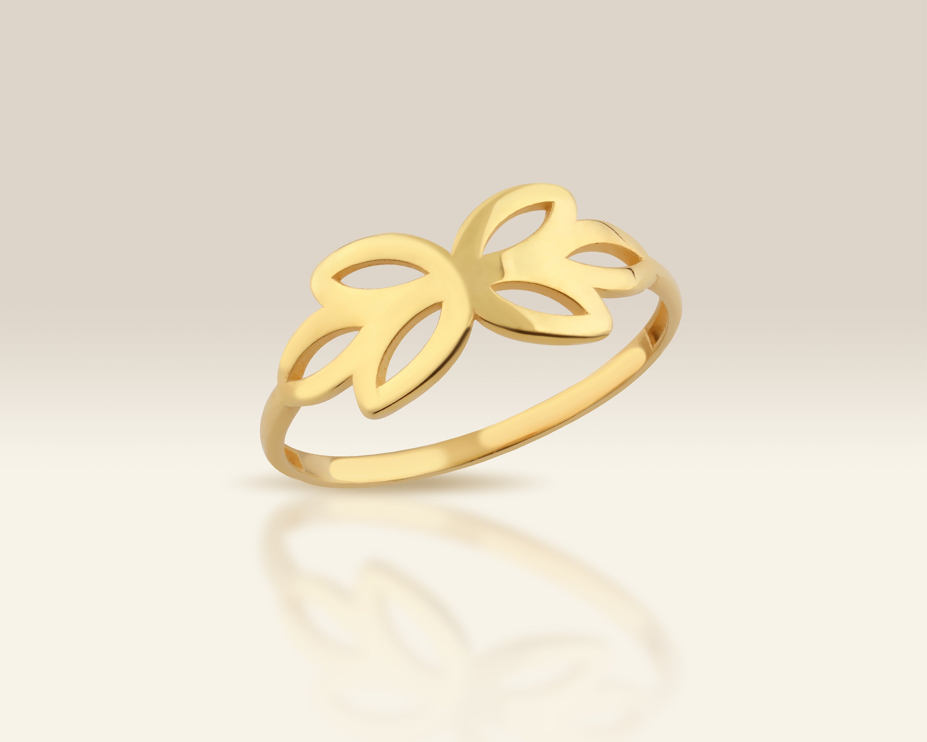 Gold Leaf Ring