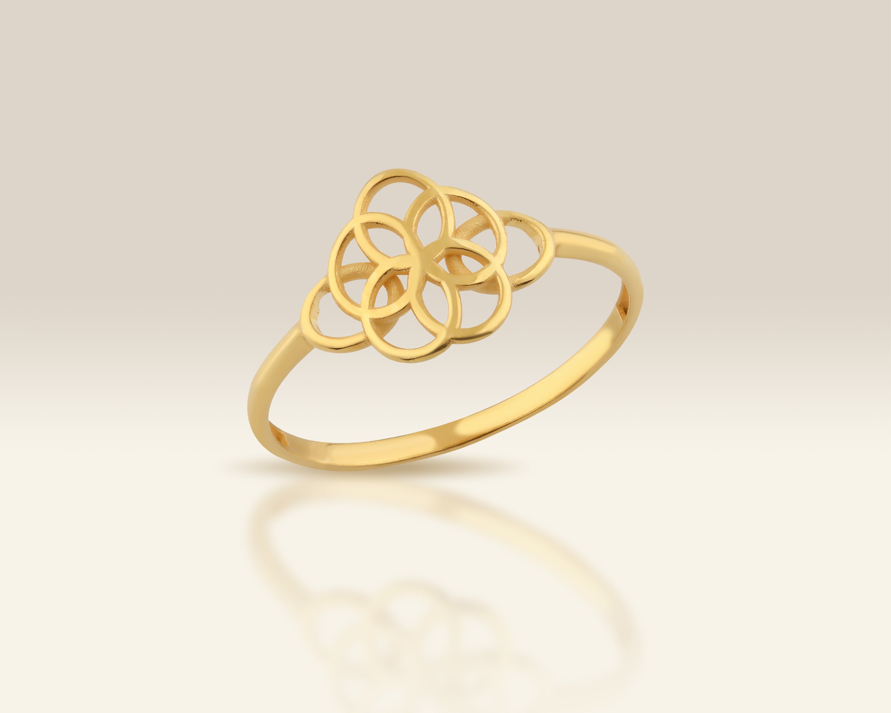 Floral Mandala Ring