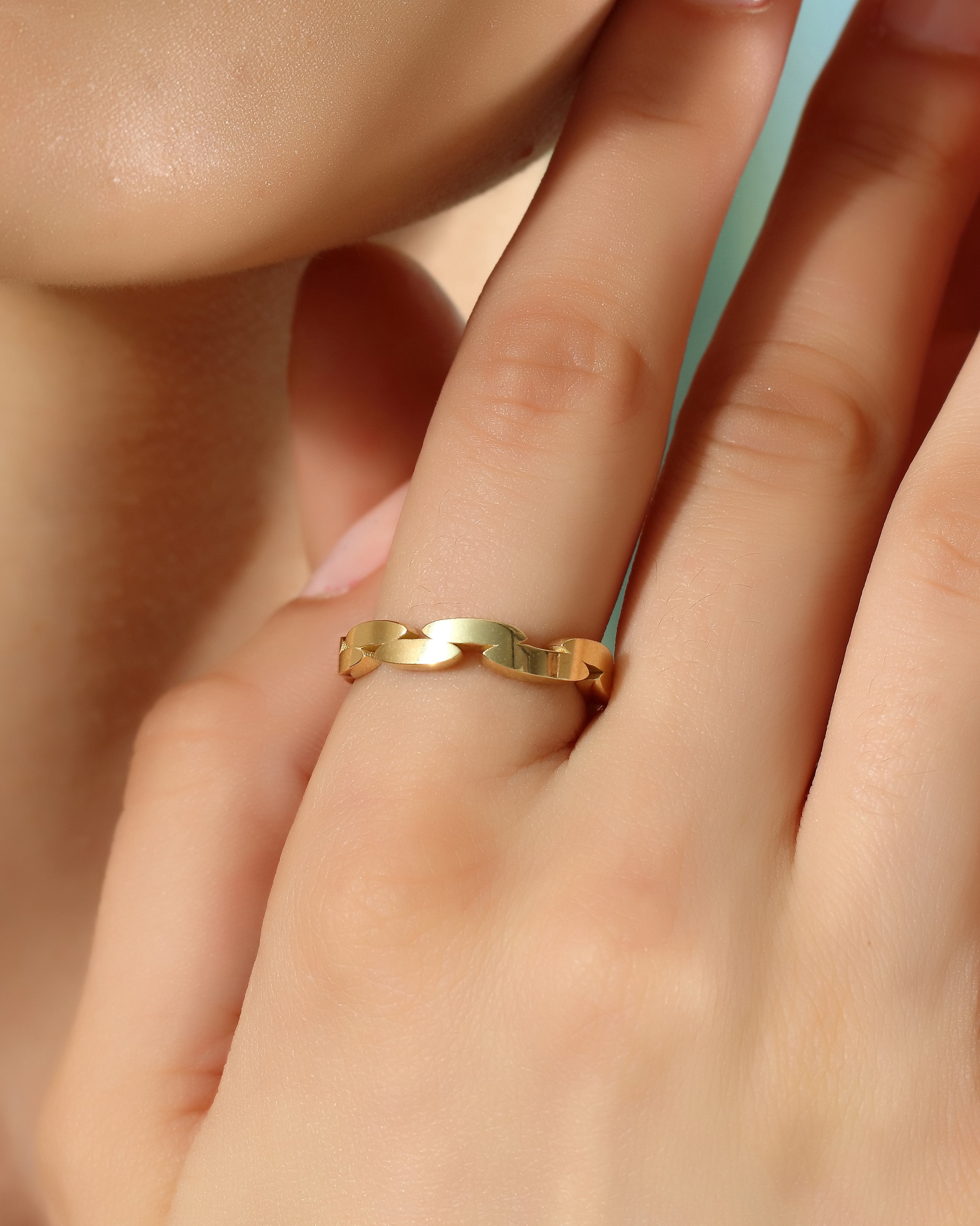 Minimalist Seed Gold Ring | Fine Jewelry