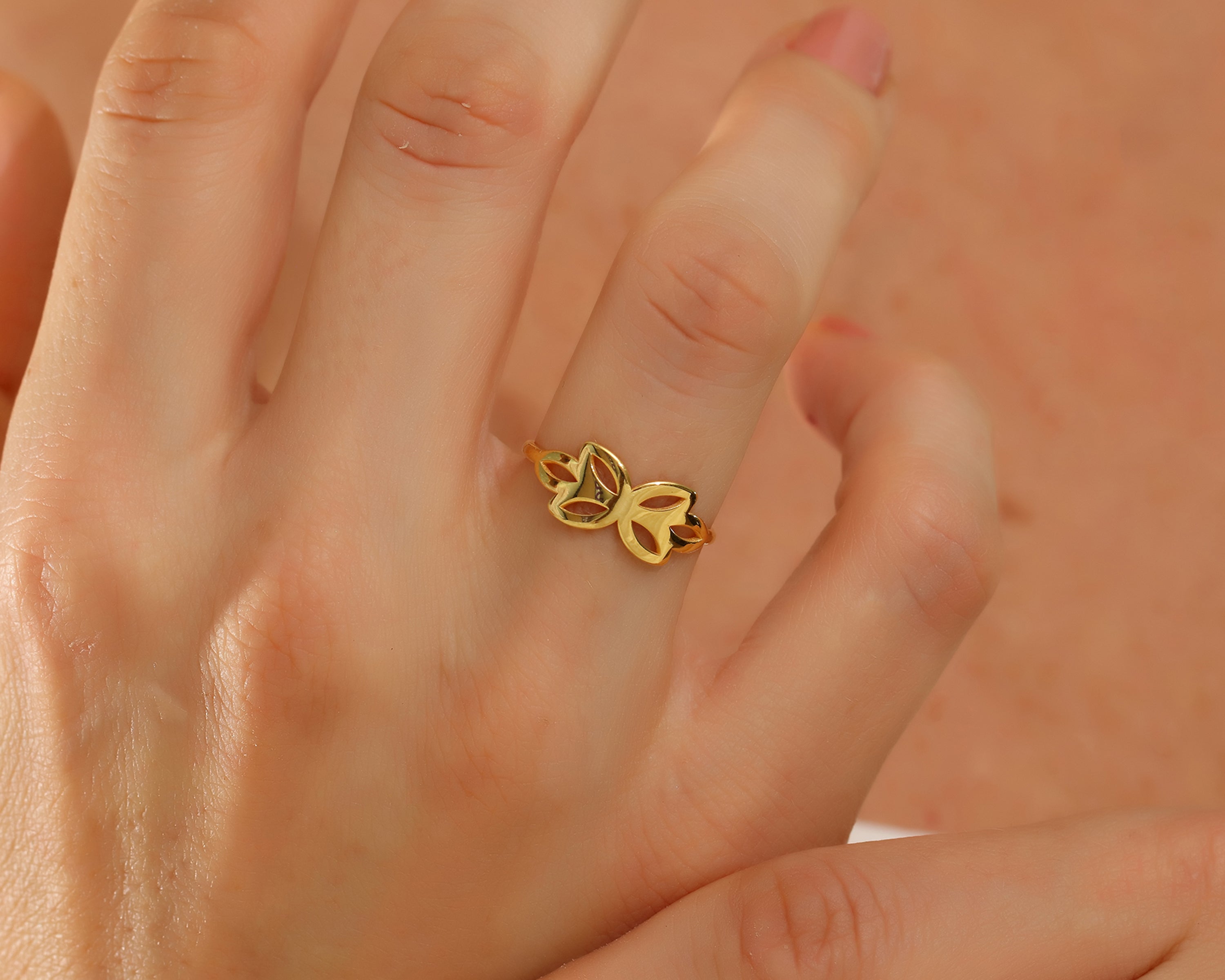 Gold Leaf Ring