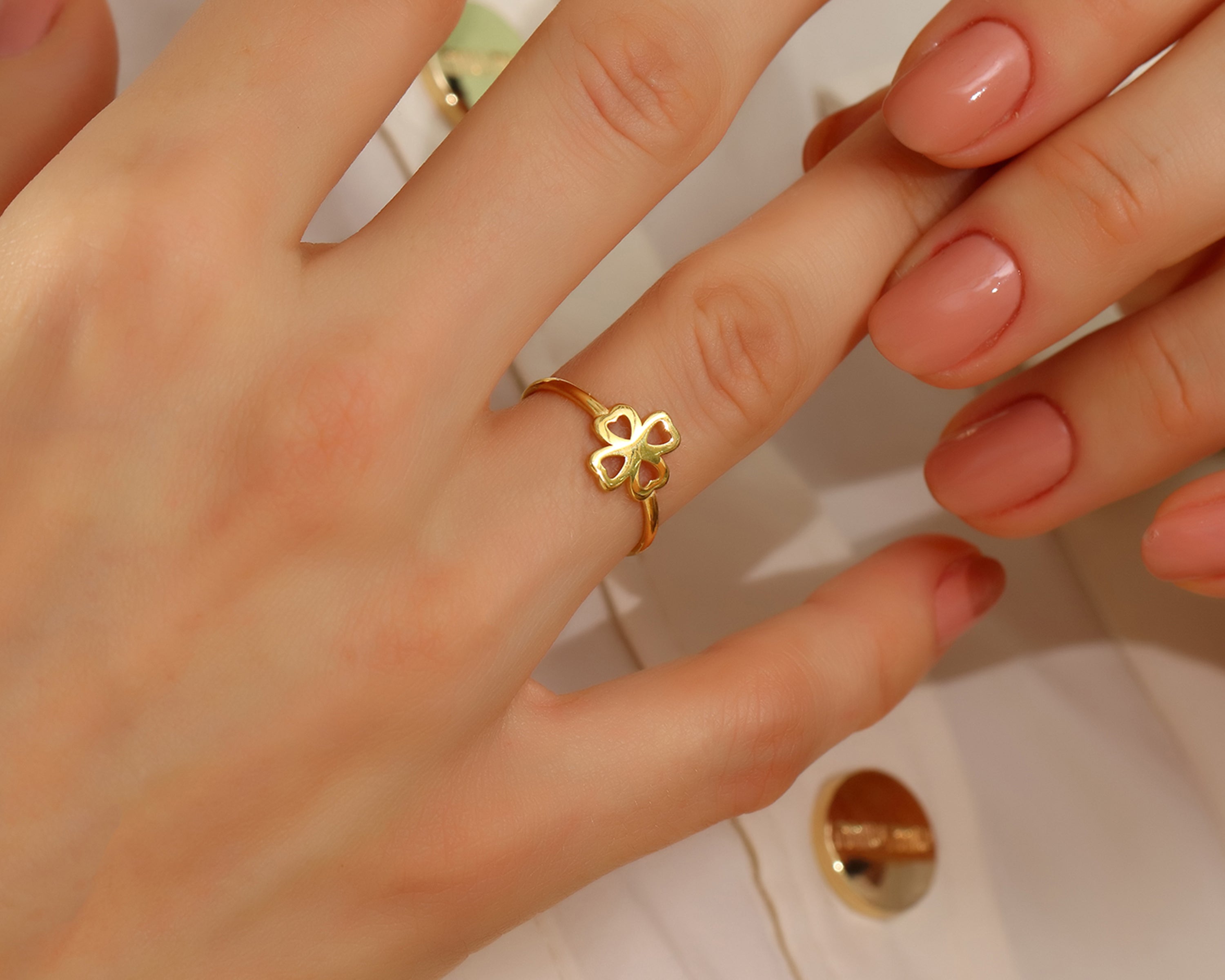 Four Leaf Clover Ring