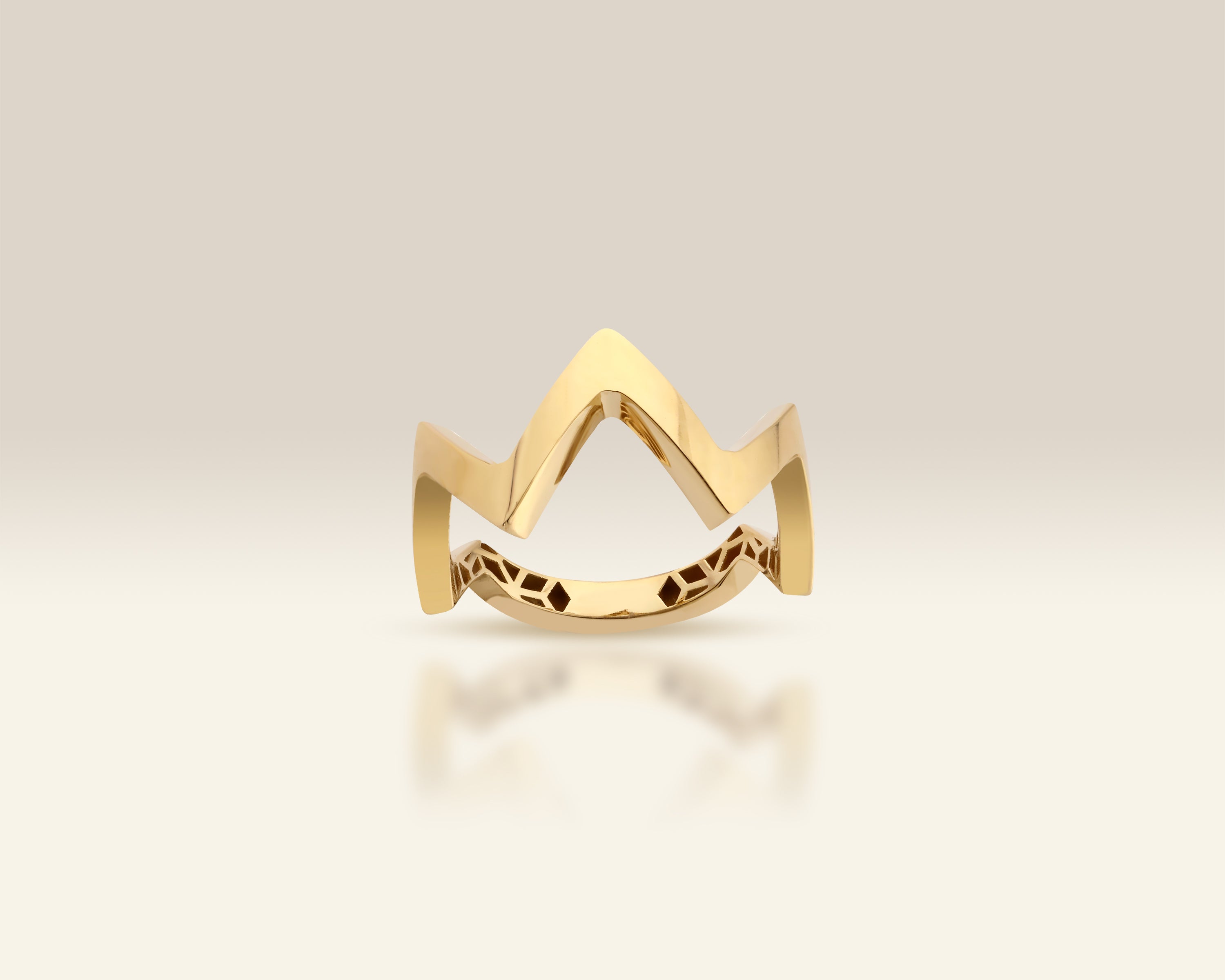 Geometric Crown Ring