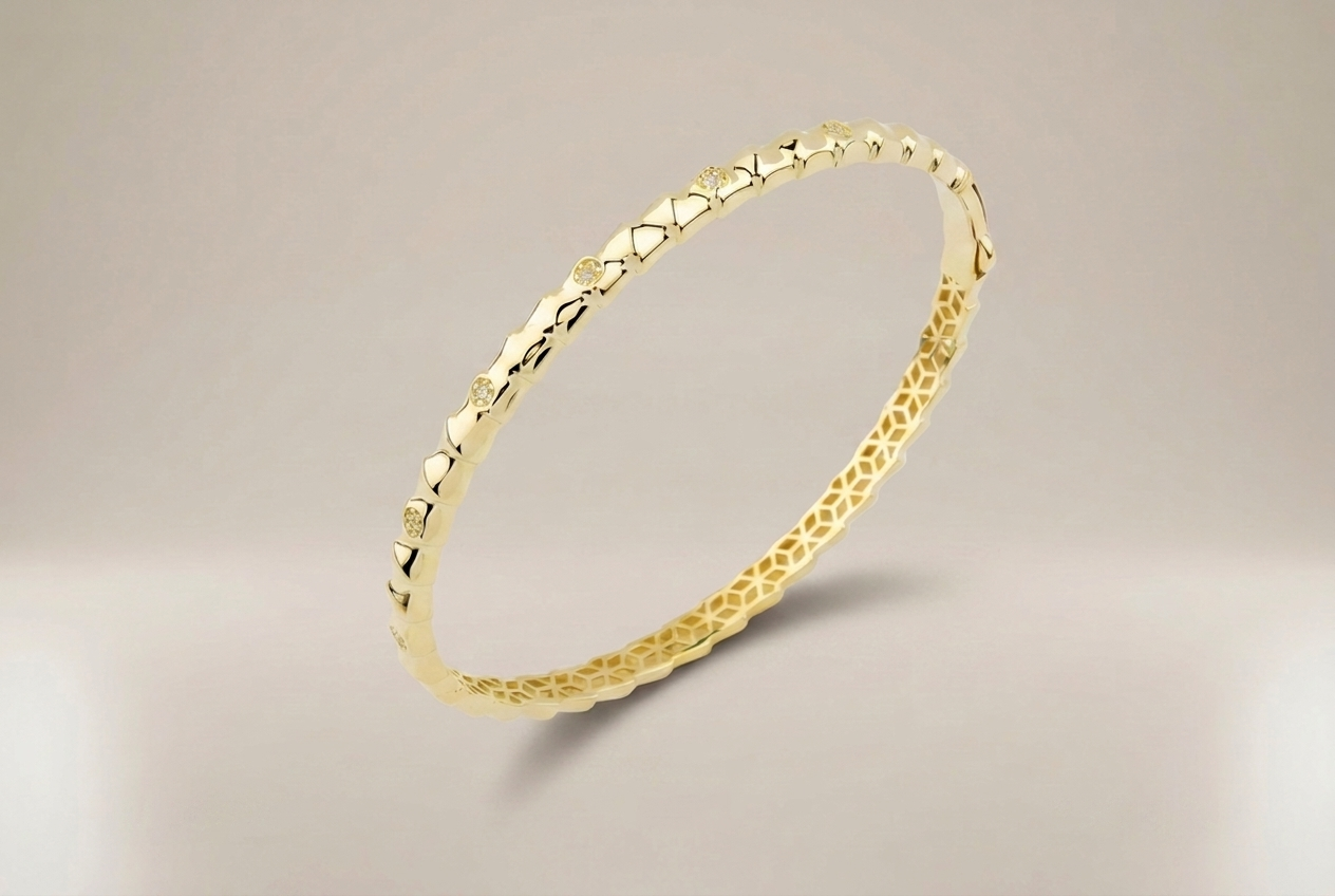 Diamond Shape Bangle