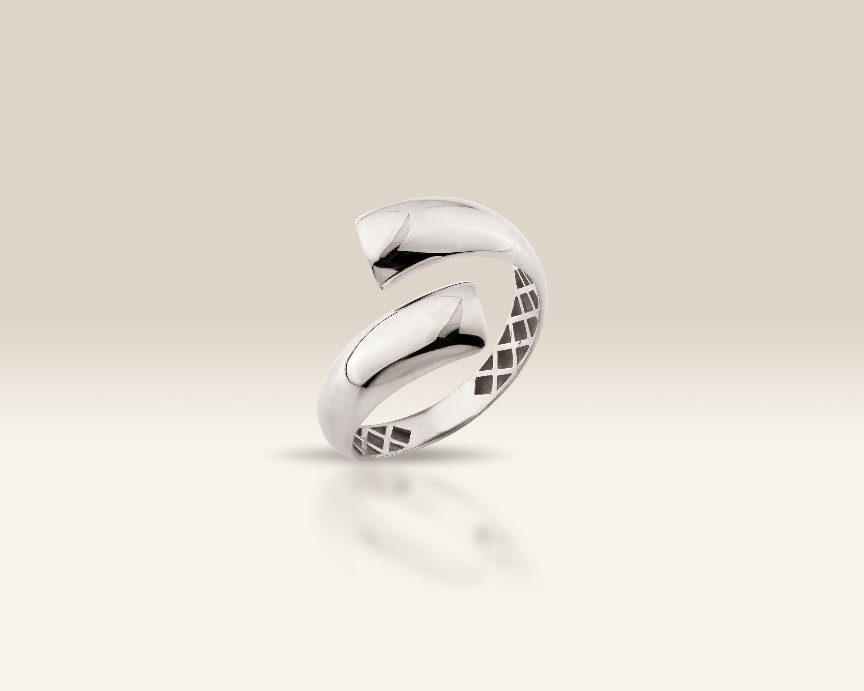 Minimalist Teardrop Wrap Ring