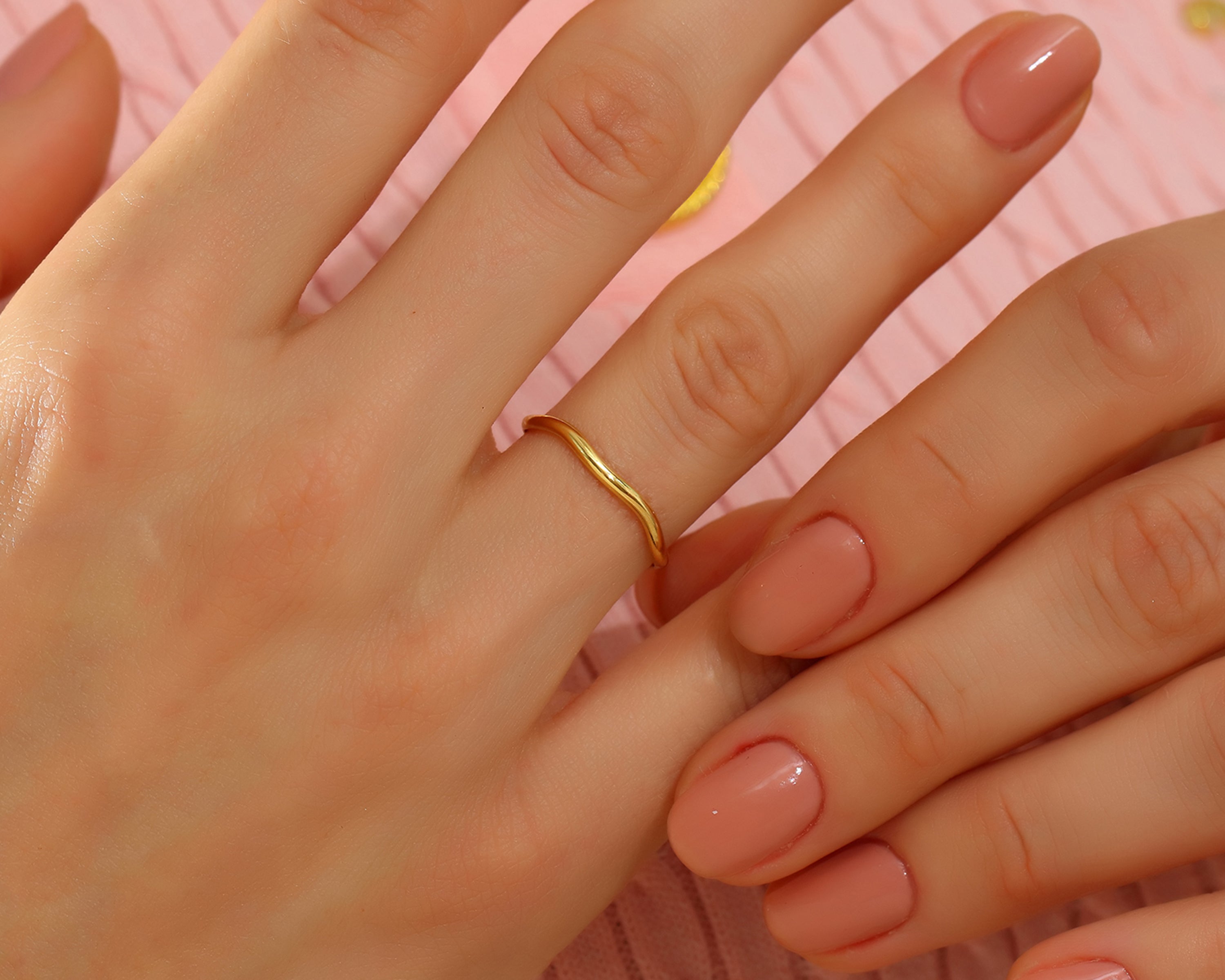 Thin Wave Ring