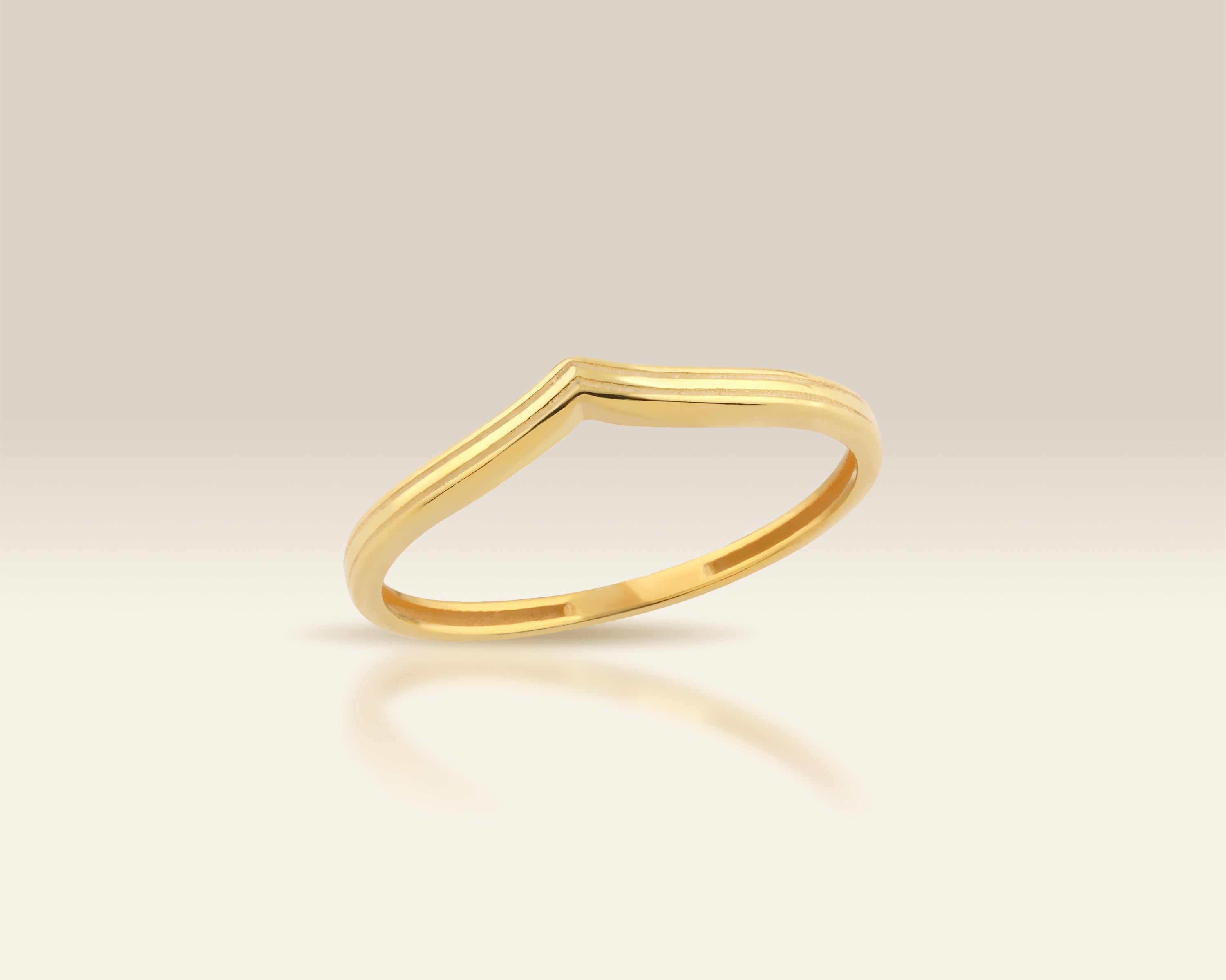 Curved V Ring