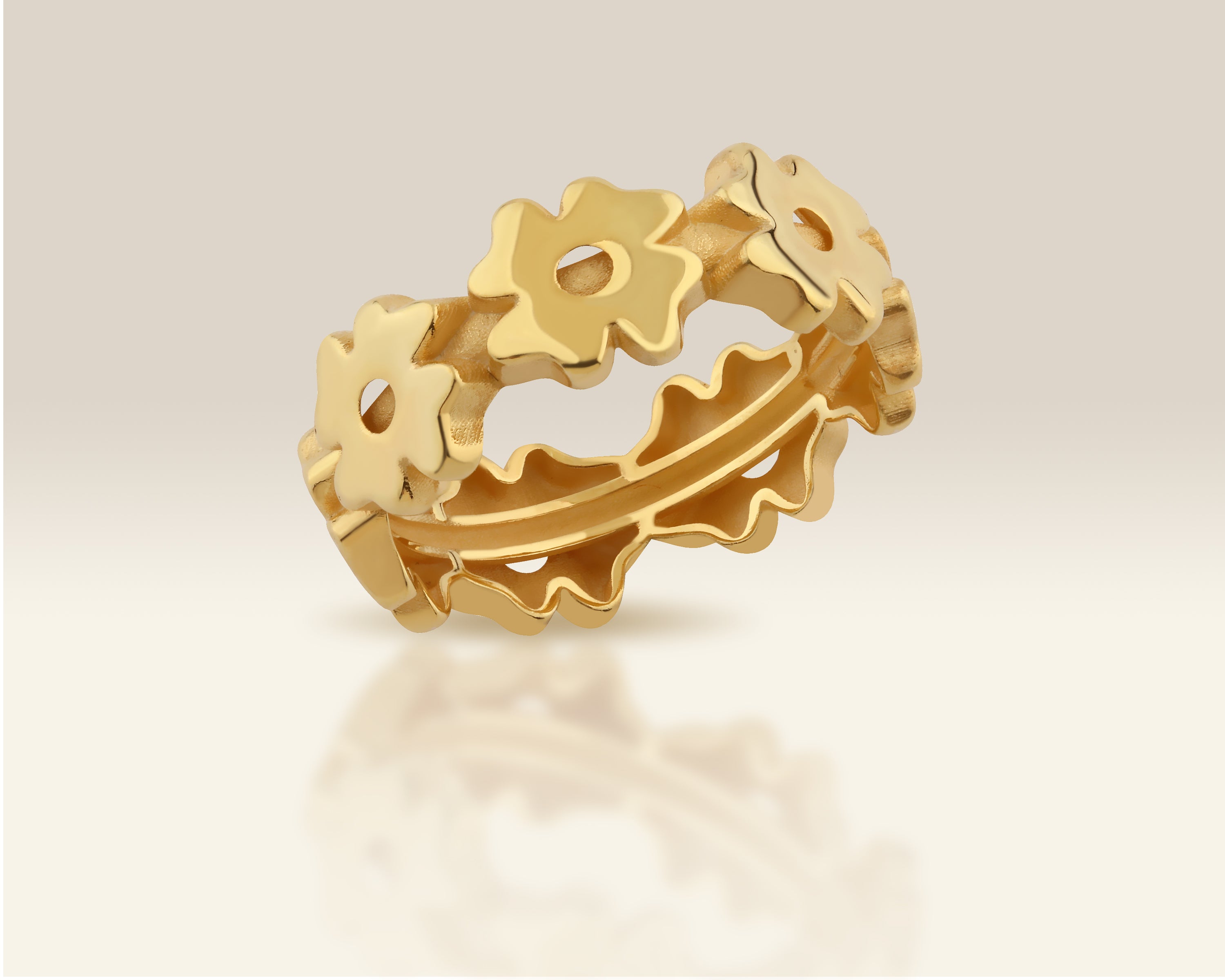 Daisy Floral Ring
