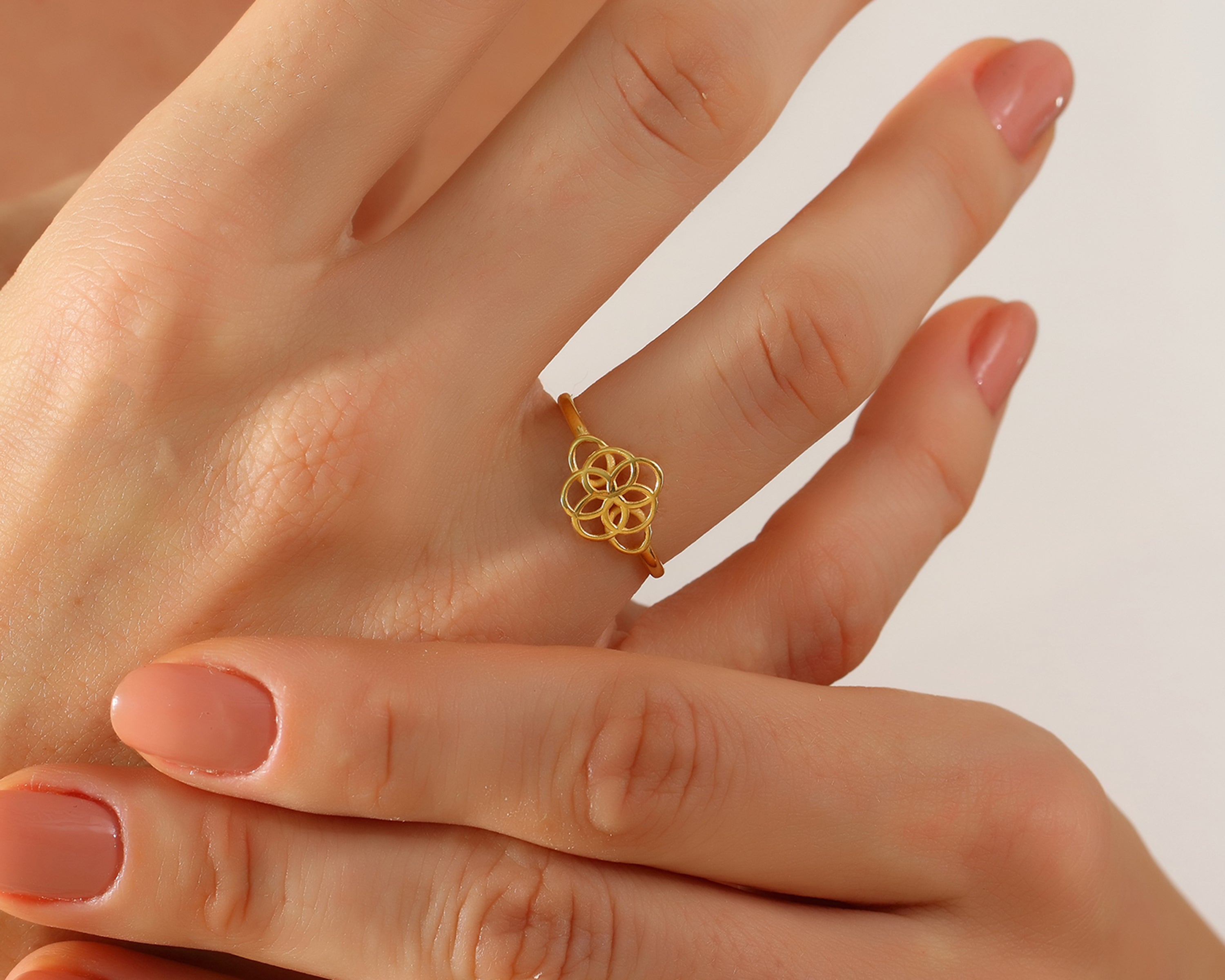 Floral Mandala Ring