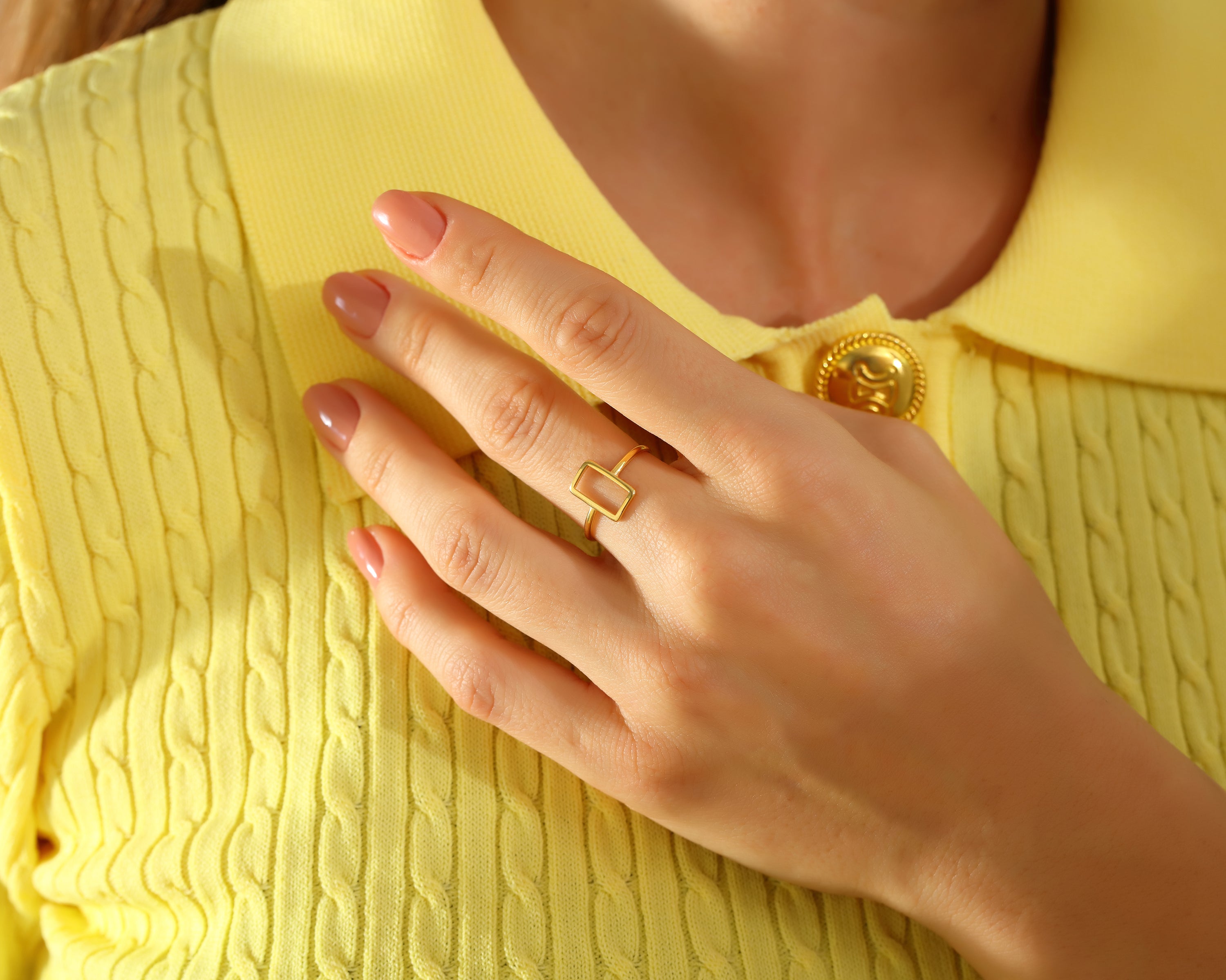 Open Rectangle Ring