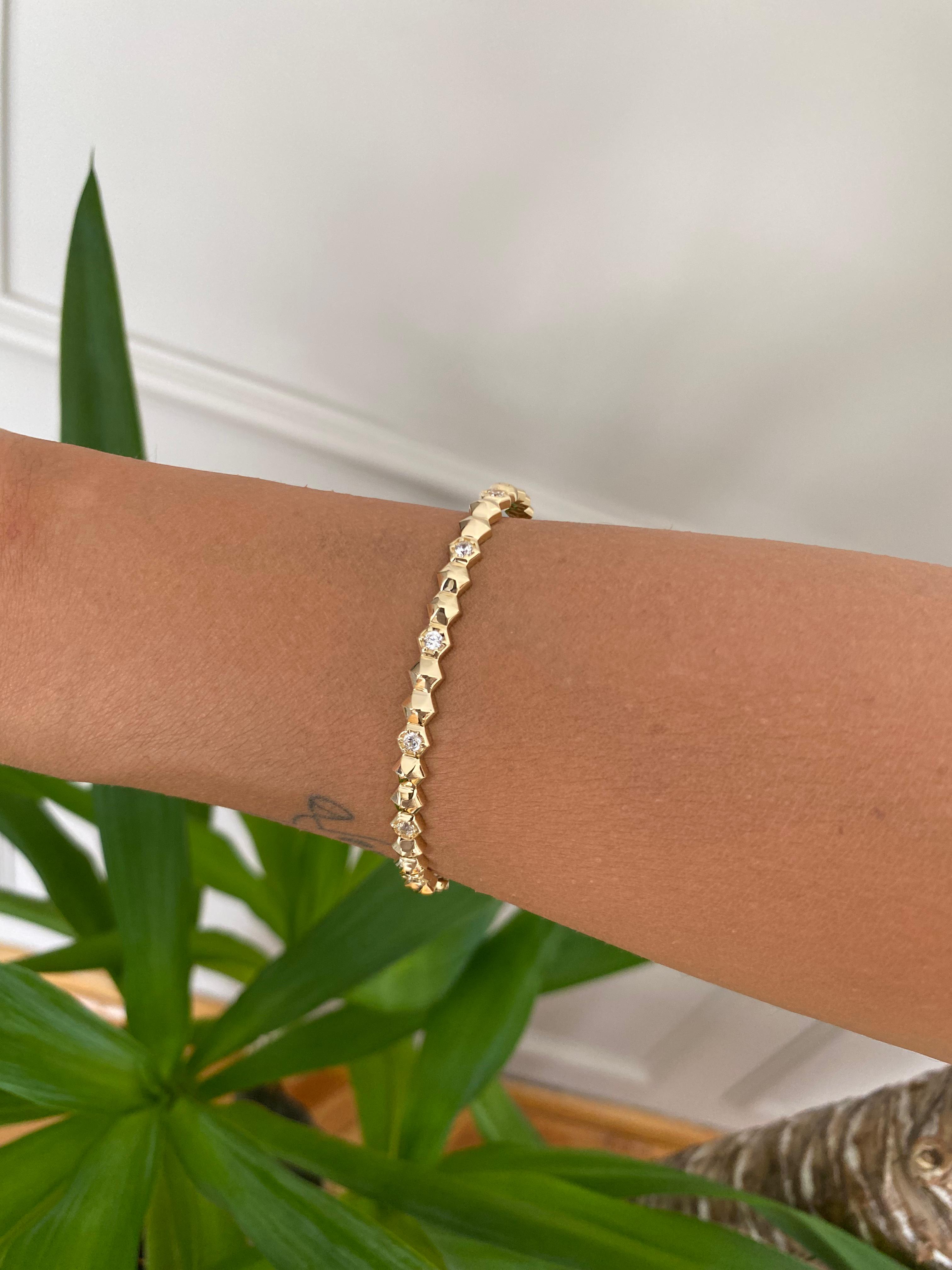 Octagon Bangle
