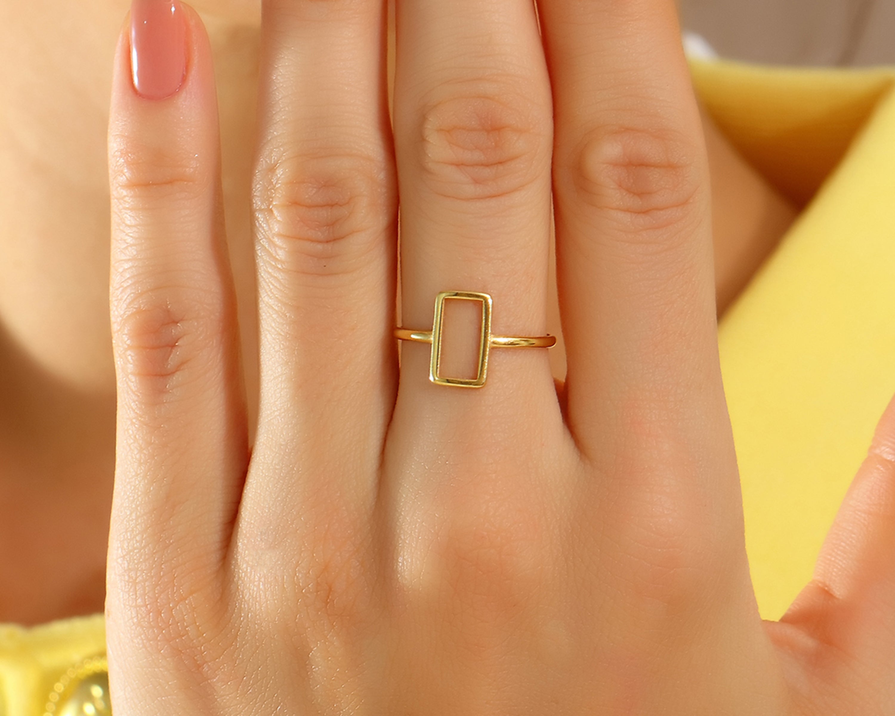 Open Rectangle Ring
