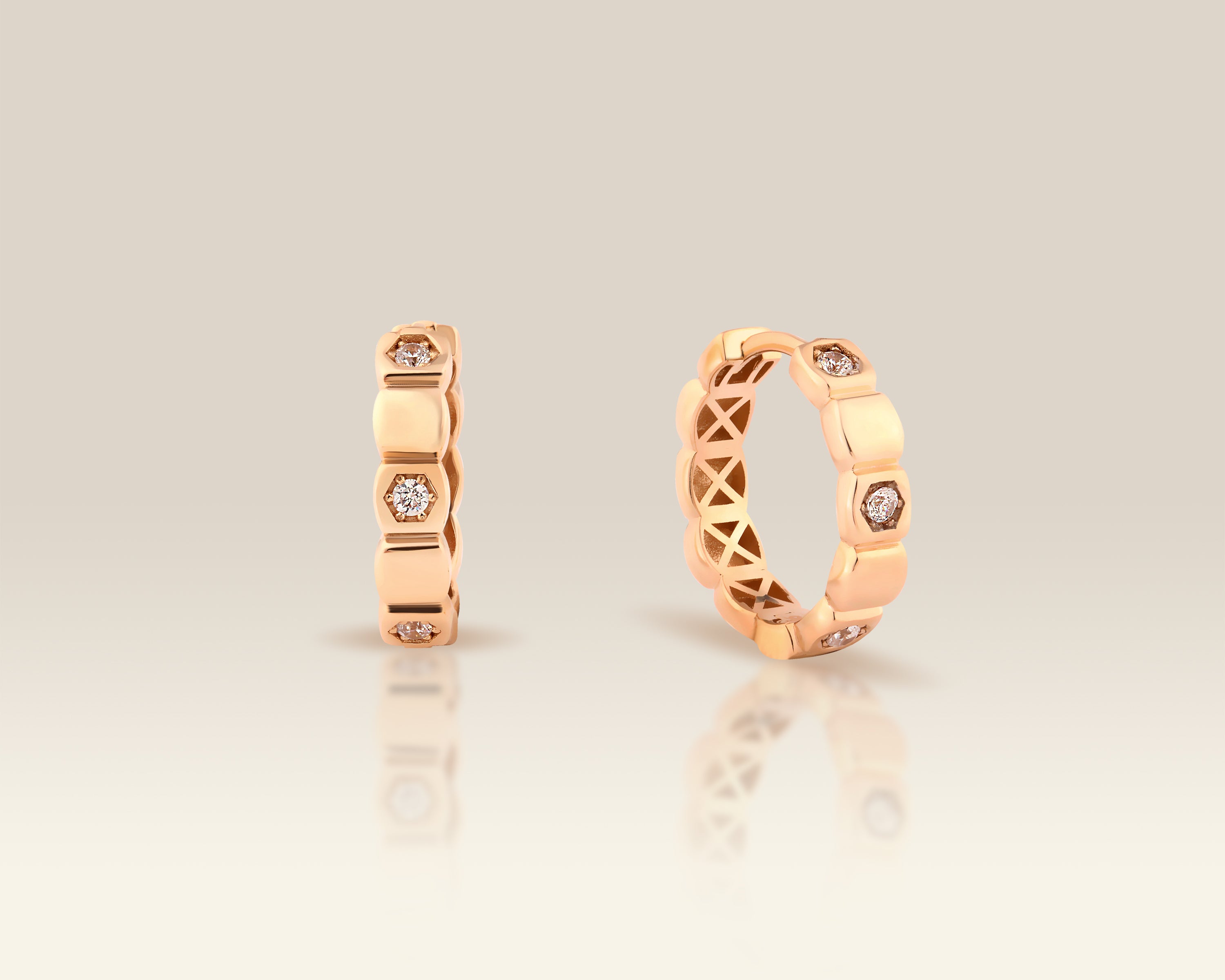 Gemstone Square Shape Earring