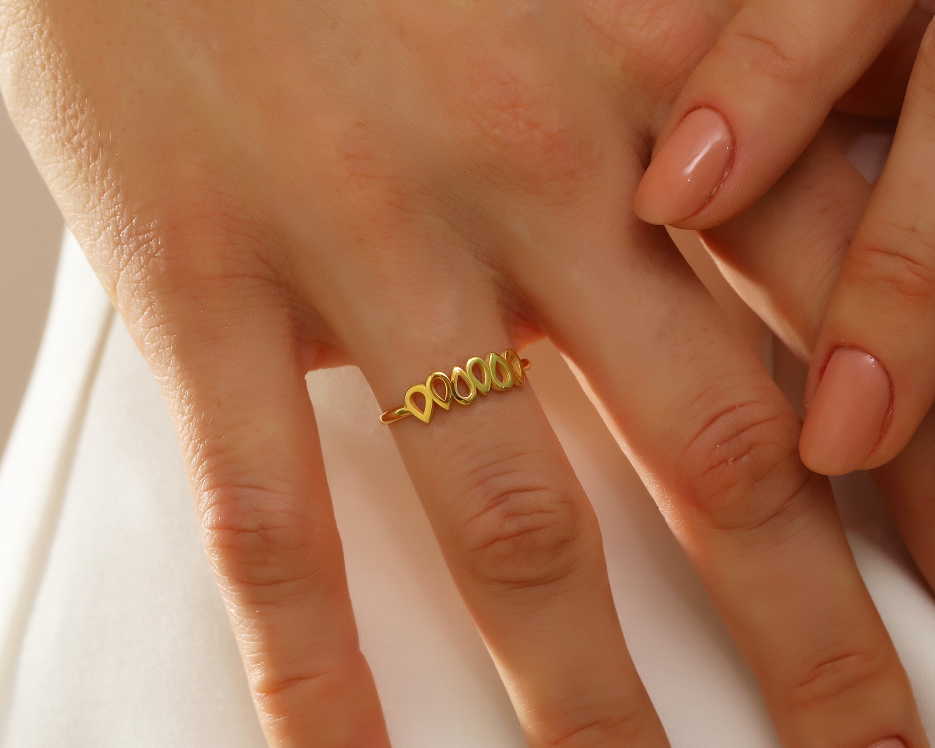 Water Drop Band Ring