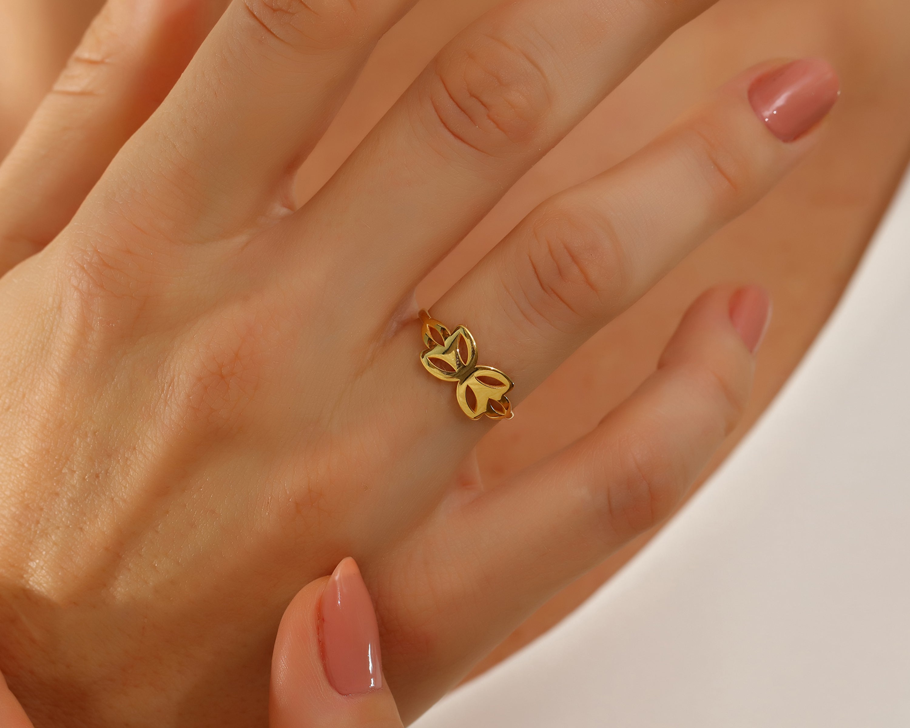 Gold Leaf Ring