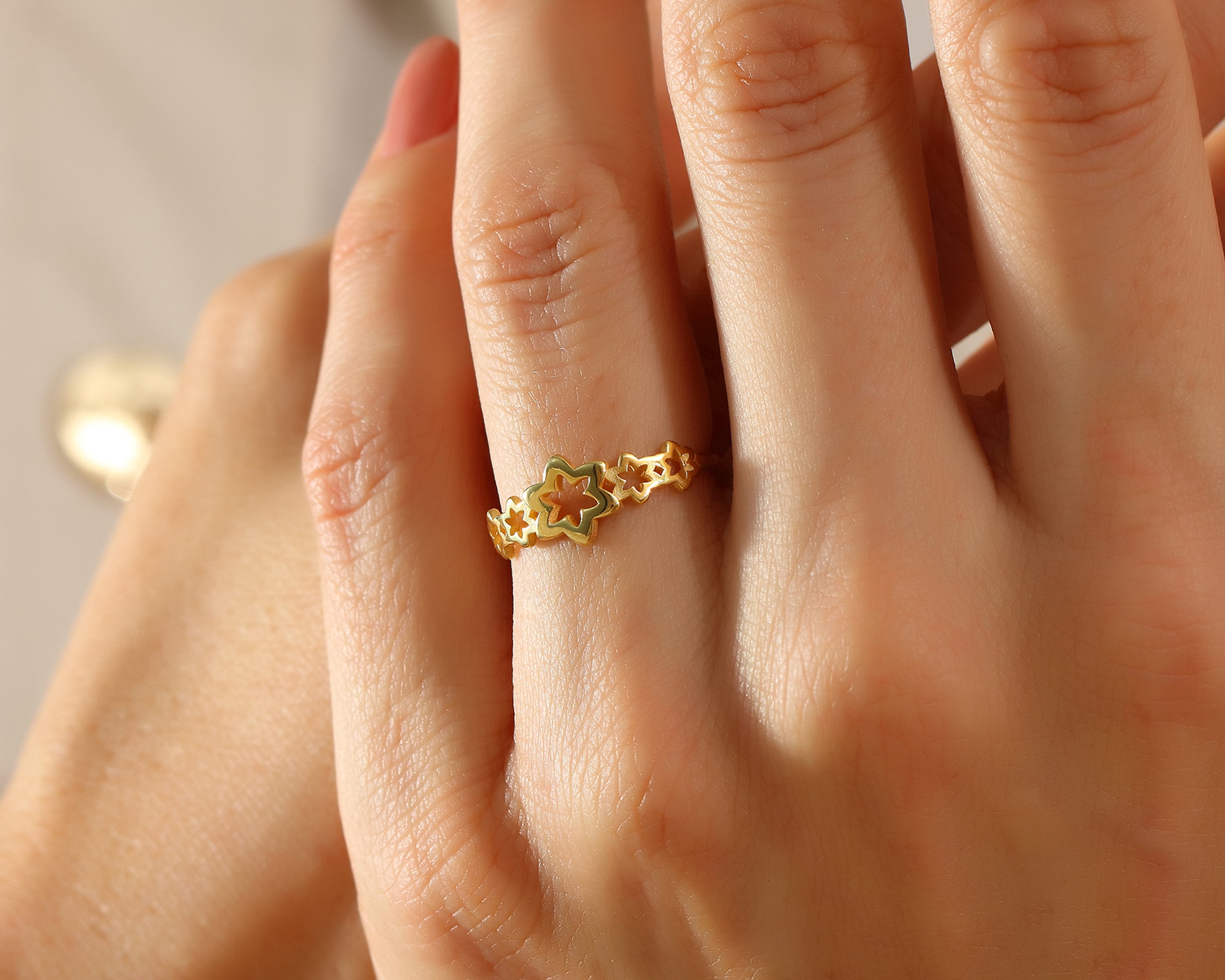 Floral Star Ring