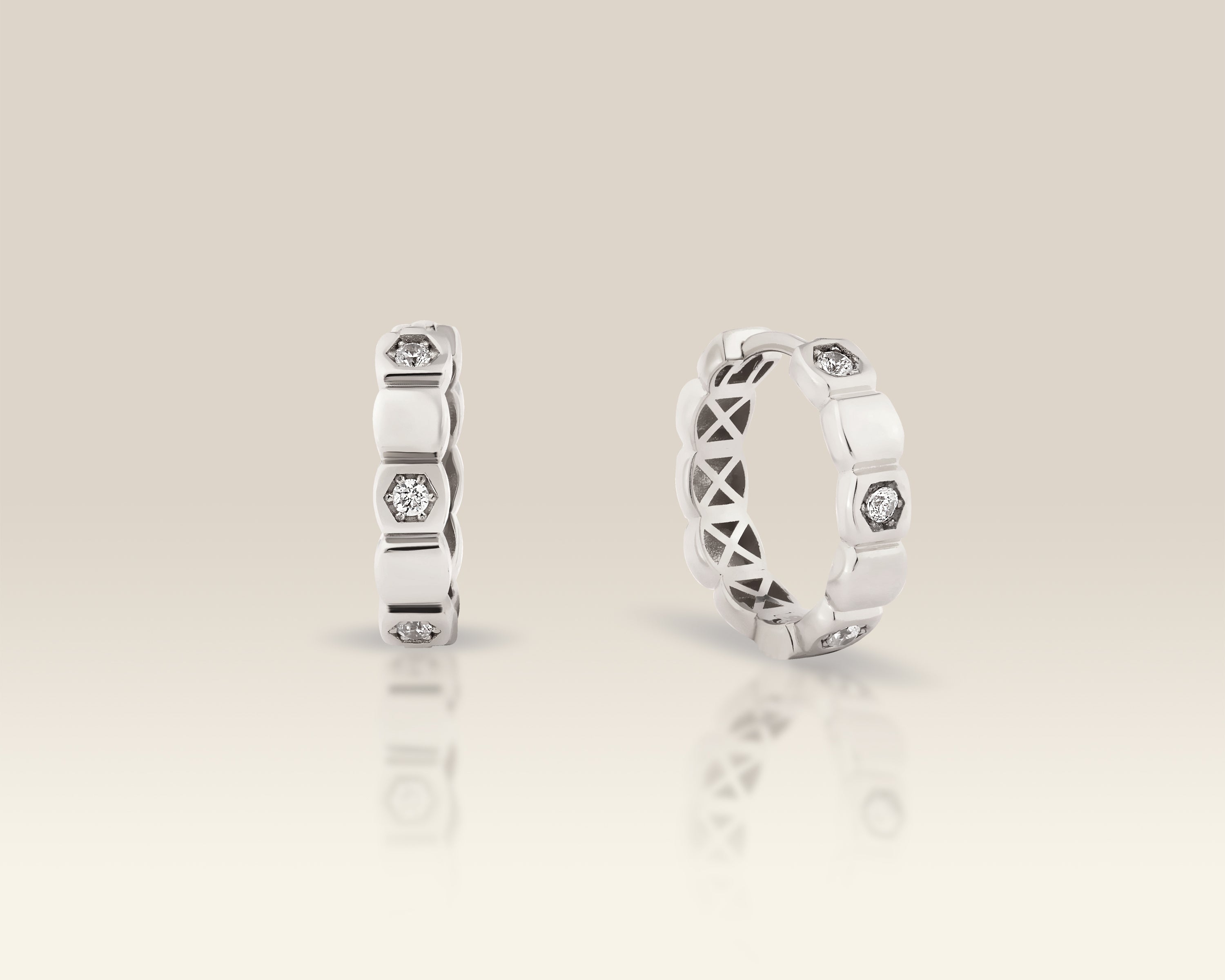 Gemstone Square Shape Earring